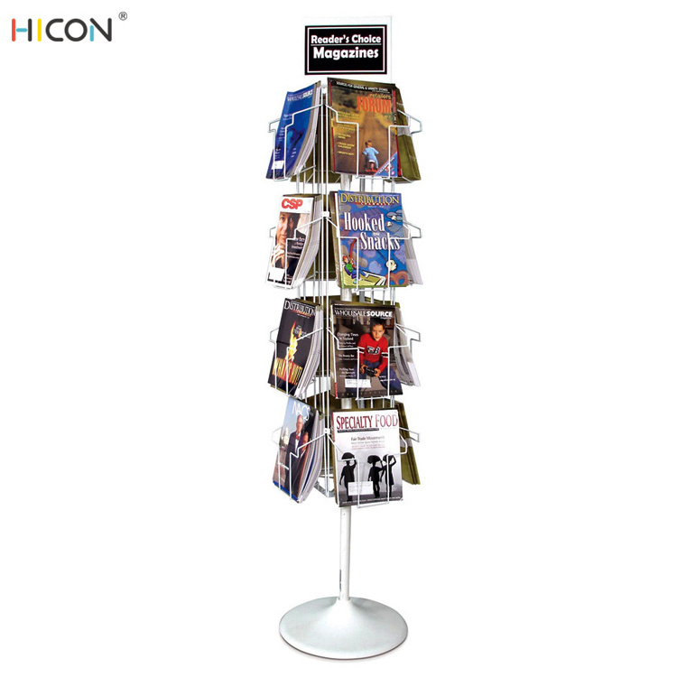 Merchandising Retail Store Fixtures Free Standing Literature Magazine Comic Book Gift Card Toy Display Rack