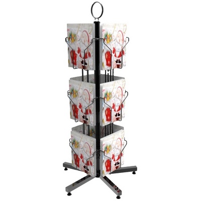 Merchandising Retail Store Fixtures Free Standing Literature Magazine Comic Book Gift Card Toy Display Rack