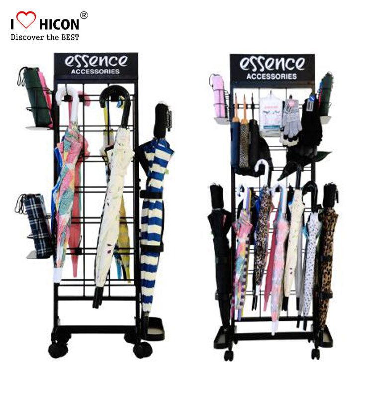 Get Notice Floor Umbrella Merchandising Display Rack Stand