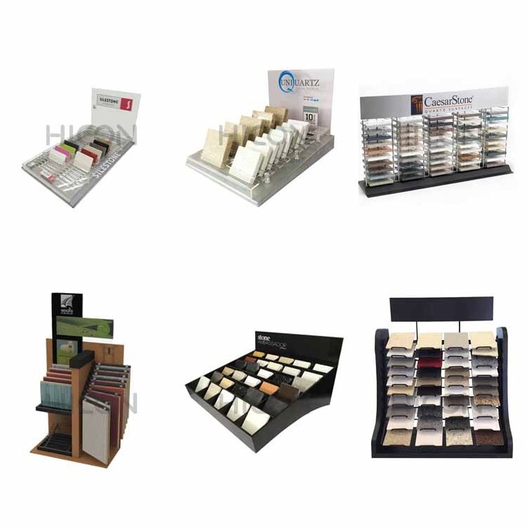 Advertising Ceramic Mosaic Stone Tile Mdf Sample Hand Frame Shelf Display Wood Boards For Floor Tiles