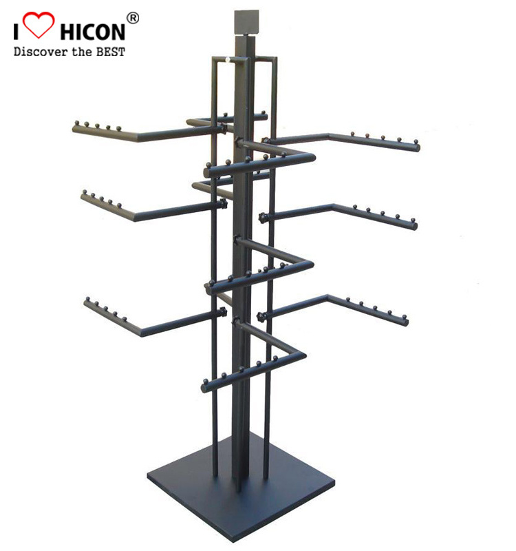 Floorstand Stainless Steel Frame Glass Shelving Fashion Boutique Shop Clothes Shop Fittings For Sale