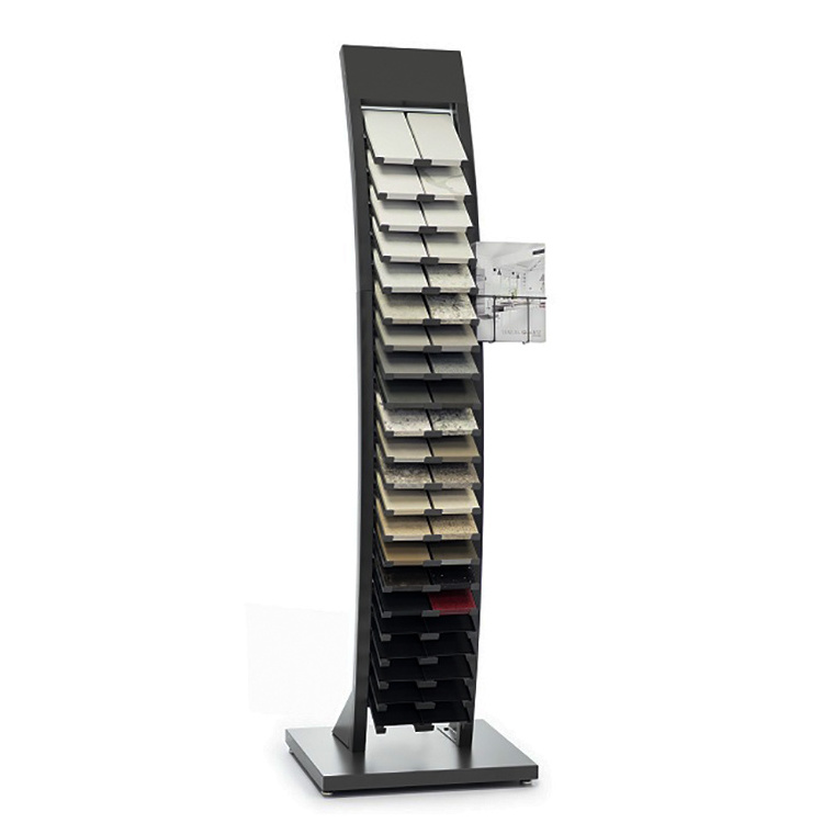 Freestanding Steady Metal Large Plate Marble Mosaic Sample Rack Ceramic Tile Quartz Stone Display Rack