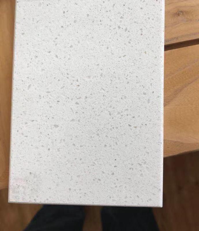 Best Quality White Color Quartz Slab With Crystal Particle Artificial Quartz Stone Slab Artificial Stone big Size Floor Panel