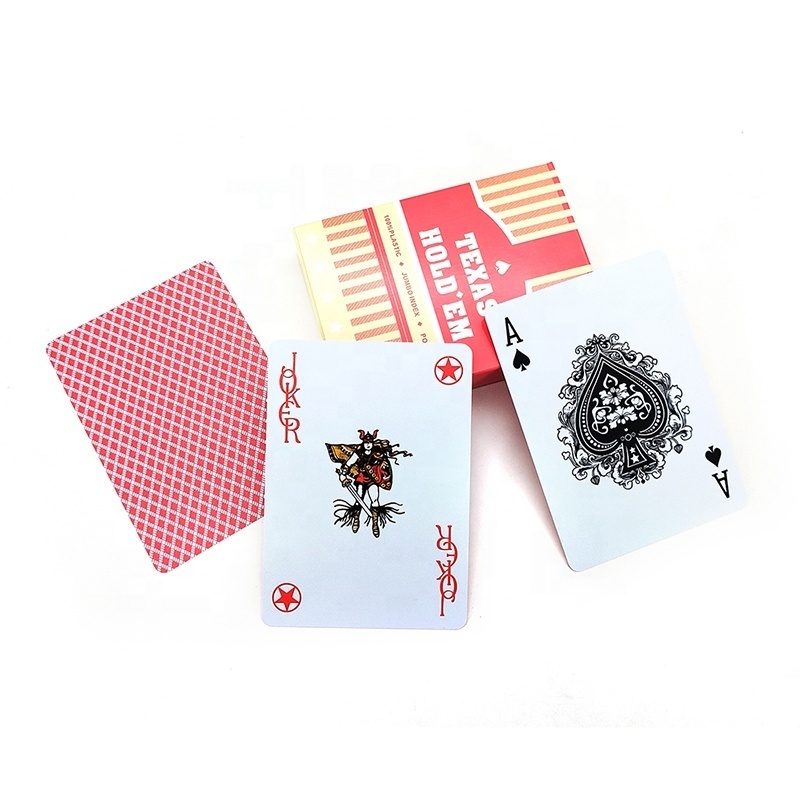 Hicreate Professional Factory Printing Bridge Poker Size US Saudi Kuwait Paper Plastic Playing Card Poker Cards