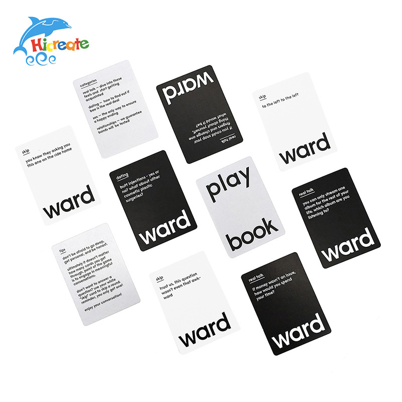 Customized OEM Party Game Cards Against Board Game, Custom Paper Playing Cards