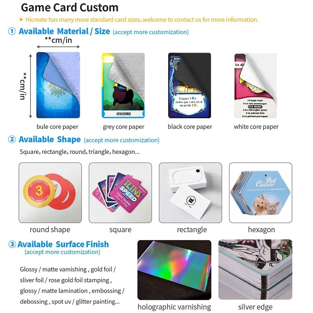 Kids Playing Cards Custom Deck Oem Packaging Game Children Card With Box Flash Memory Card