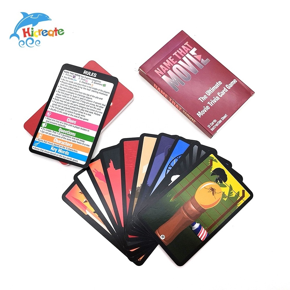 Hicreate Custom printed deck playing poker cards,customised card game