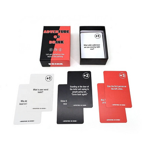 Profefessional Card Game Manufacturer Printed Adult Party Drinking Card Game With Gift Box