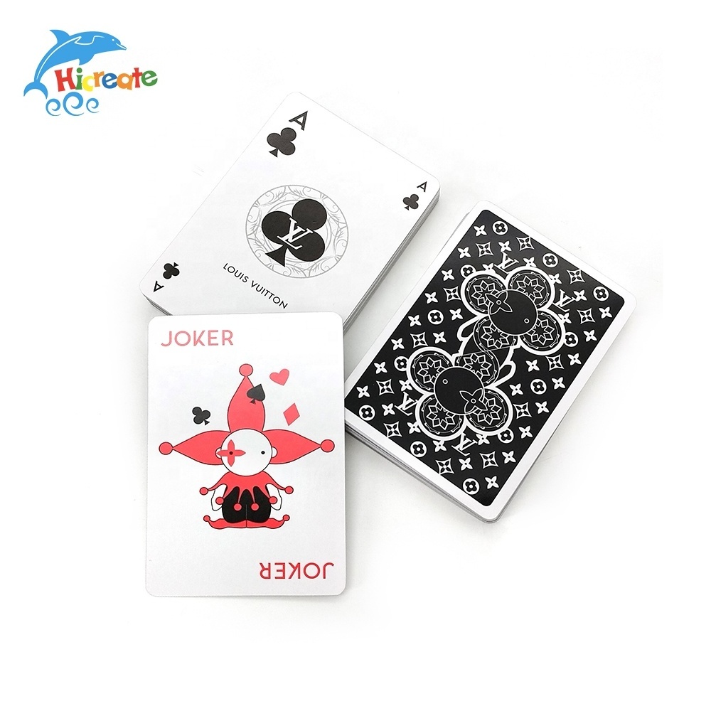 15 Years Professional Factory Custom Printing Bridge Poker Size US Saudi Kuwait Paper Plastic Playing Card Custom Poker Cards