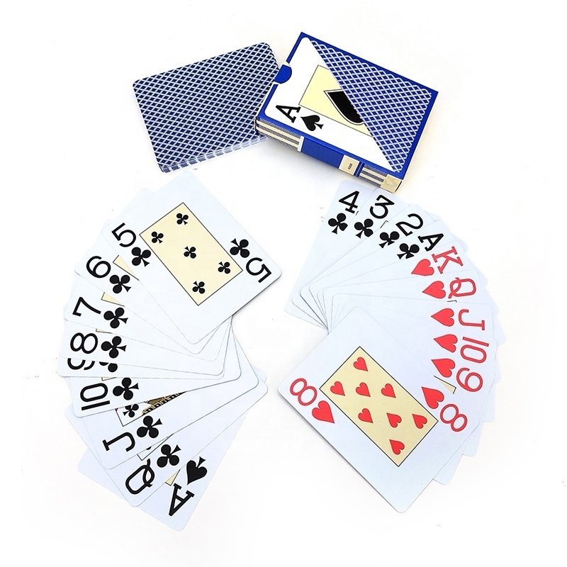 PVC plastic waterproof playing cards poker deck poker set tarot card for family game