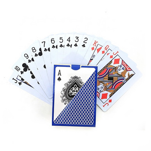 Hicreate Professional Factory Printing Bridge Poker Size US Saudi Kuwait Paper Plastic Playing Card Poker Cards