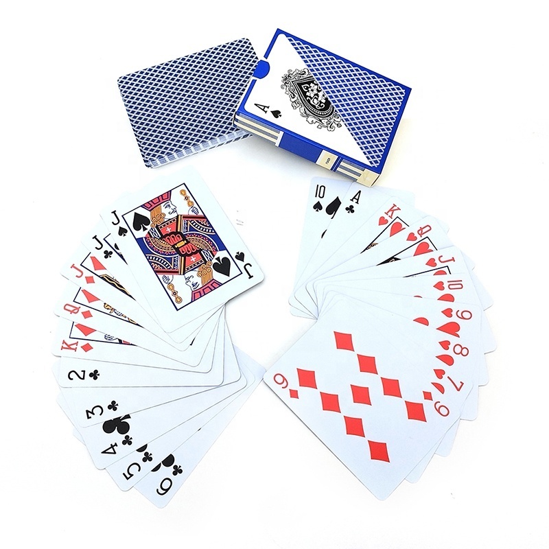 PVC plastic waterproof playing cards poker deck poker set tarot card for family game