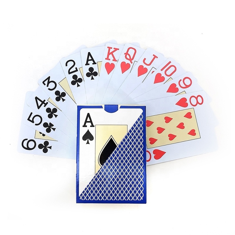 PVC plastic waterproof playing cards poker deck poker set tarot card for family game