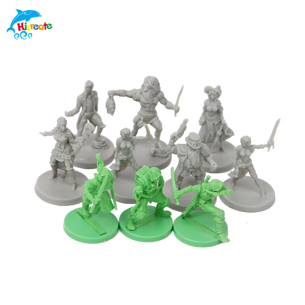 Custom Produced Board Game Small Figurines Toy Board Game Miniatures