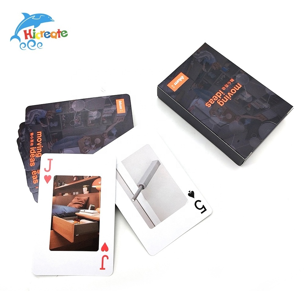 Custom Printed game playing cards deck and printed box