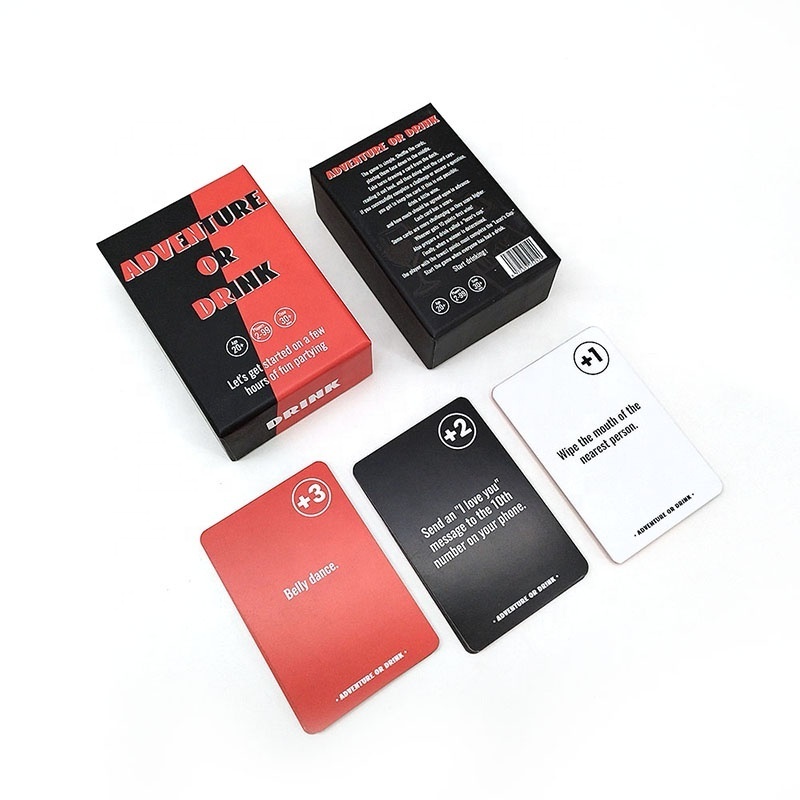 Wholesale Printing Adults Playing Cards in Bulk Party Drinking Card Game Deck Printed Playing Card