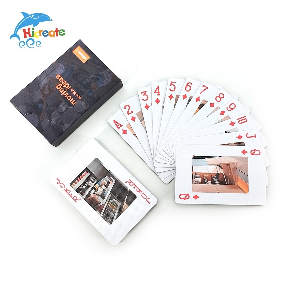 Custom Printed game playing cards deck and printed box