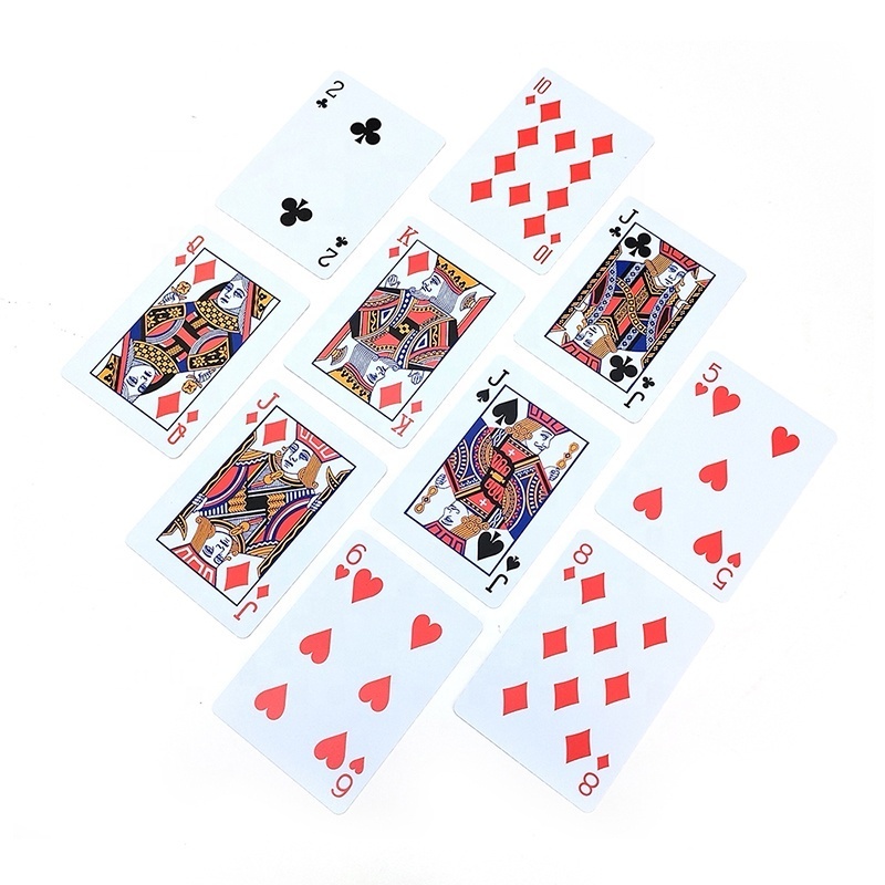 PVC plastic waterproof playing cards poker deck poker set tarot card for family game