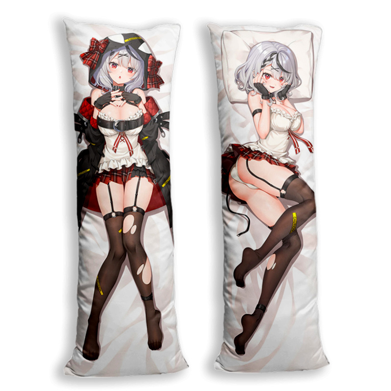 Custom print anime Vtuber Sakamata Chloe Kuroe Hololive Cute Girl Long Size Body Pillow Covers Cases