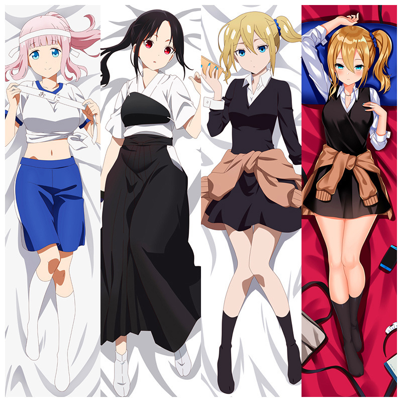 50*150/50*160CM Life Size Custom Sublimation Anime Pillow Case Hugging Body Pillow Cover Uncensored Anime Dakimakura