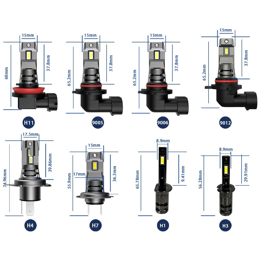 24v dc h7 led bulb wholesale mini 1:1 halogen g4 bulb 3575 csp white 9005 h11 h1 h4 24v truck headlight 50w 70w led light bulb