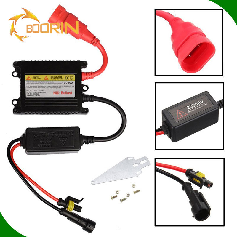 Automotive All in one dual car hid light kit h1 h3 h7 h8 9005 9006 h11 6000k halogen replacement hid bulb 55w 35w hid xenon lamp