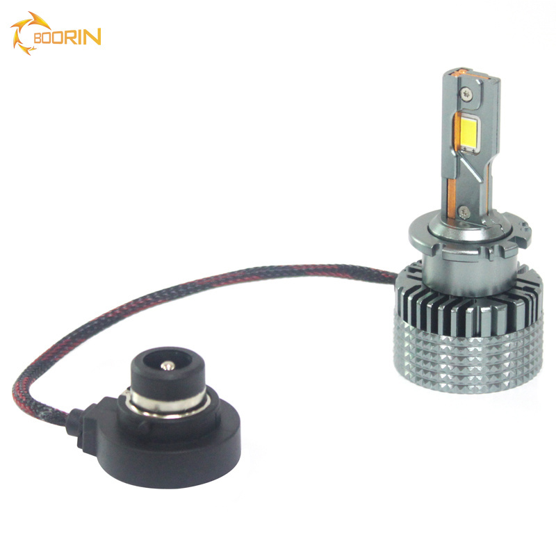 Dual Copper 5500lm 6000K 55W Led Light Bulbs All in one D2S D2R D4S Plug and Play Car Led Headlight