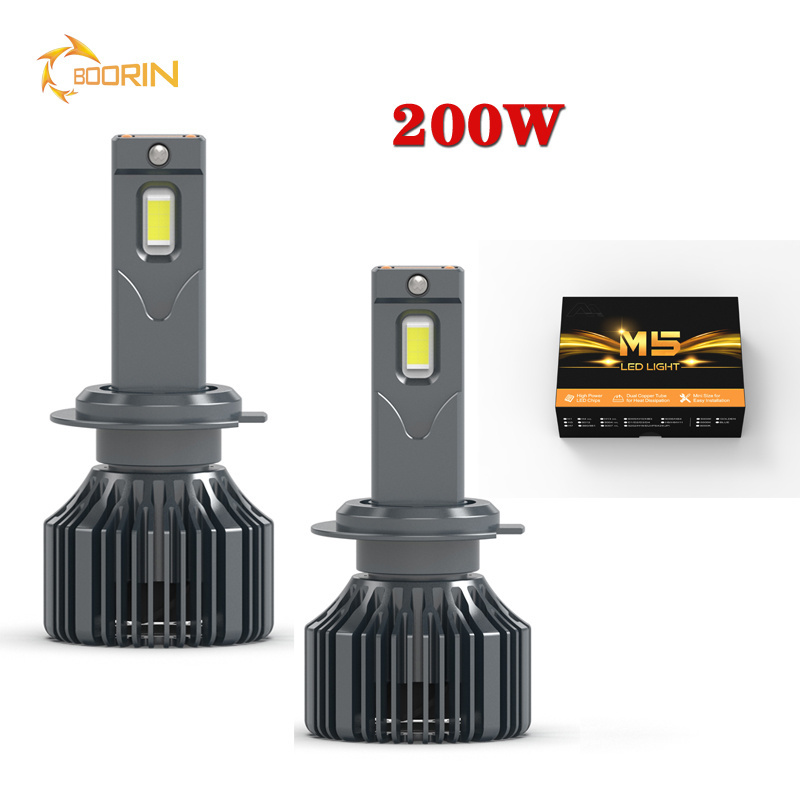 others car light accessories led headlight 100W 200W conversion kit 9005 9006 H13 9004 H11 H4 h7 high power M5 led CAR headlight