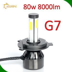 12v Mini G7 auto headlight 80w 8000lm replace 35w hid xenon led bulb h1 h3 h4 h7 h11b h11 h11a 9012 5202 880 881 d1s d2s d3s d4s