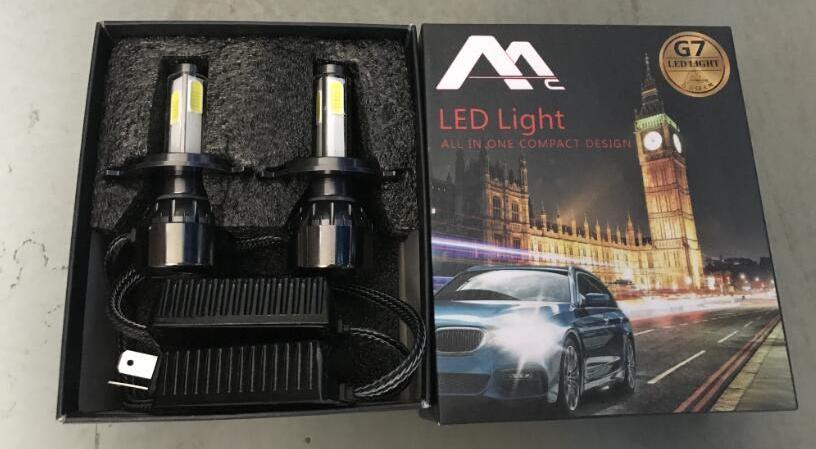 12v Mini G7 auto headlight 80w 8000lm replace 35w hid xenon led bulb h1 h3 h4 h7 h11b h11 h11a 9012 5202 880 881 d1s d2s d3s d4s