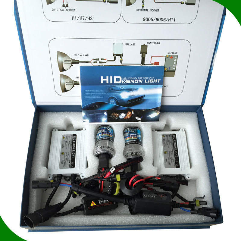 Bixenon 12V Xenon hid kit h1 h3 h4 h7 h9 HB3 HB4 35w d2s xenon hid bulbs white 4300k 6000k 8000k hid slim kit 55w AC hid