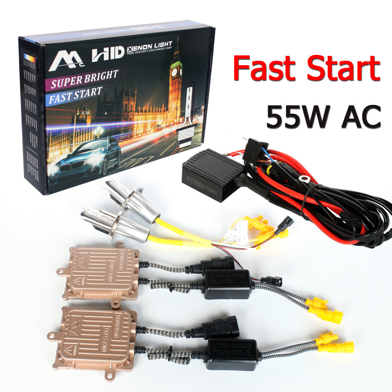 xenon hid kit h7 35w 55w 4300k 6000k 8000k 10000k canbus smart system hid kit h1 35w canbus error light canceller hid ballast