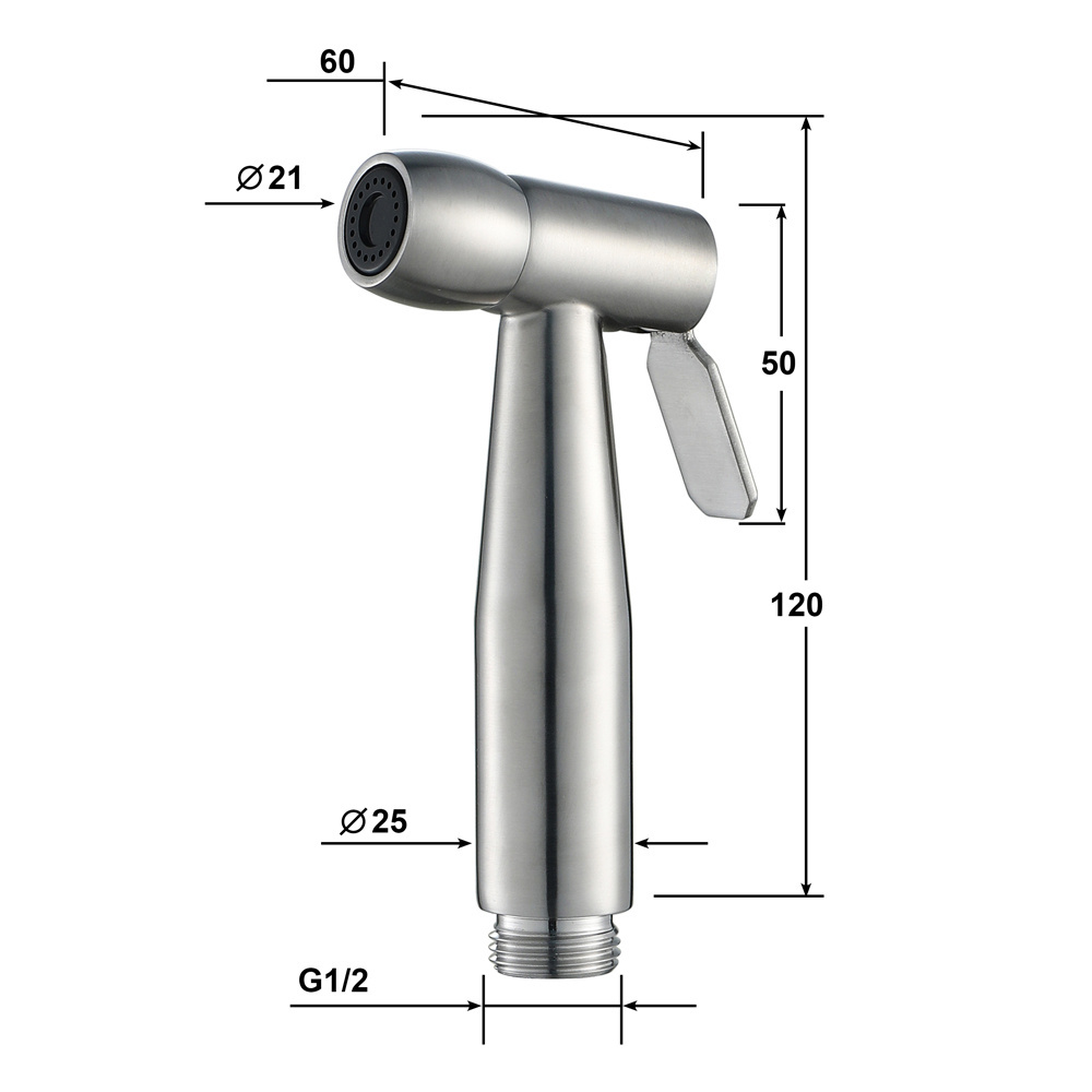 Hand Held Bidet Spray for Toilet Sanitary Wares for Toilet Bidets Stainless Steel Toilet Sprayer