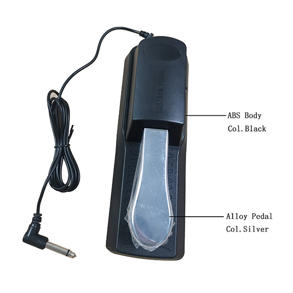 Factory Price Good Quality Digital Piano Sustain Foot Pedal Portable Electric Keyboard Piano Sustain Pedal