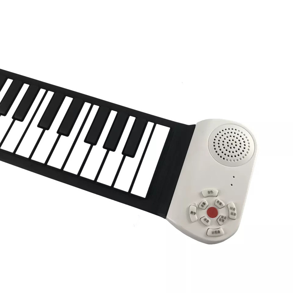 Wholesale 49 Keys Digital Piano Silicone Hand Roll Piano Mini Foldable Roll Up Piano Keyboard