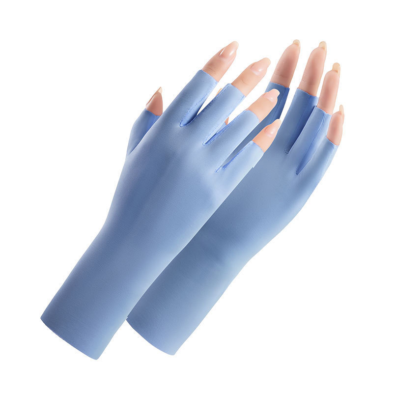 Colorful Nail Professional Protection Gloves Glue Gel Polish Curing Lamp Sunblock Finger Protection UV Gloves