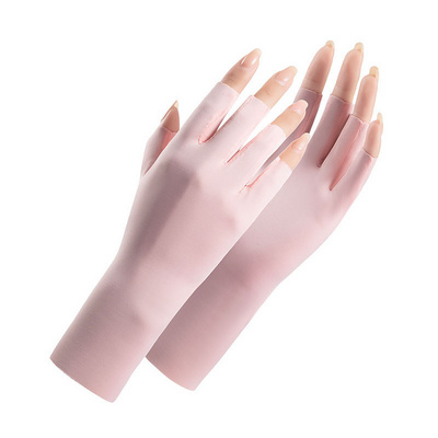 Colorful Nail Professional Protection Gloves Glue Gel Polish Curing Lamp Sunblock Finger Protection UV Gloves