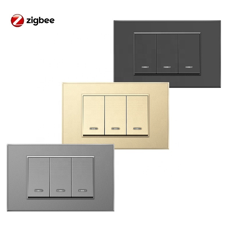 TH Zigbee switch no neutral no capacitor Tuya Smart Switch Zigbee No-neutral Smart Wall switch