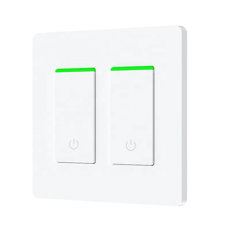 High Quality Panama Wifi Controlled Power Smart Home White Wall Light Switch Kinetic Electric Switch Smart Zigbee Light Switch