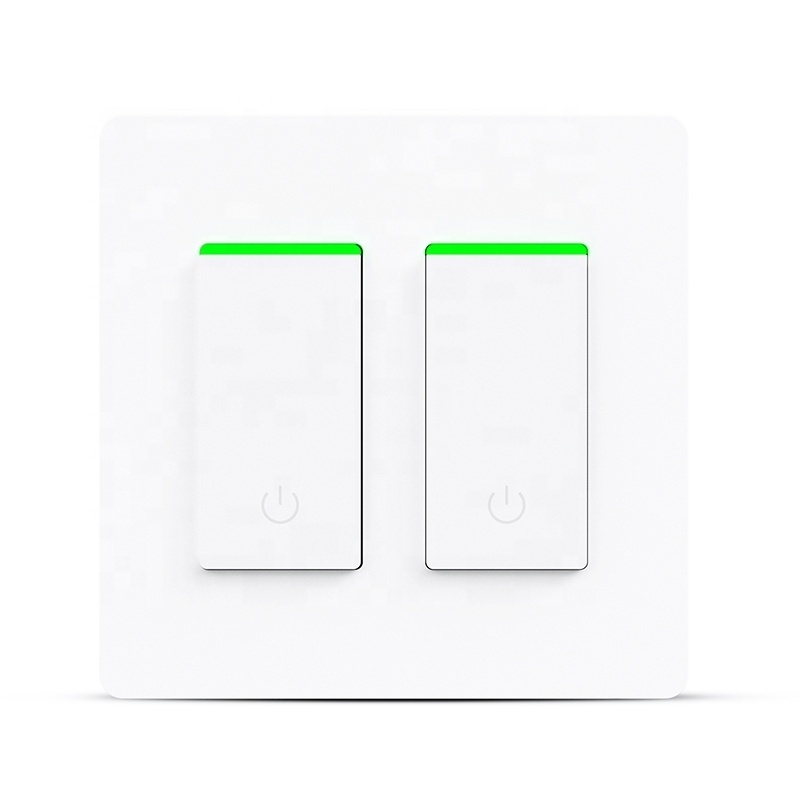 High Quality Panama Wifi Controlled Power Smart Home White Wall Light Switch Kinetic Electric Switch Smart Zigbee Light Switch