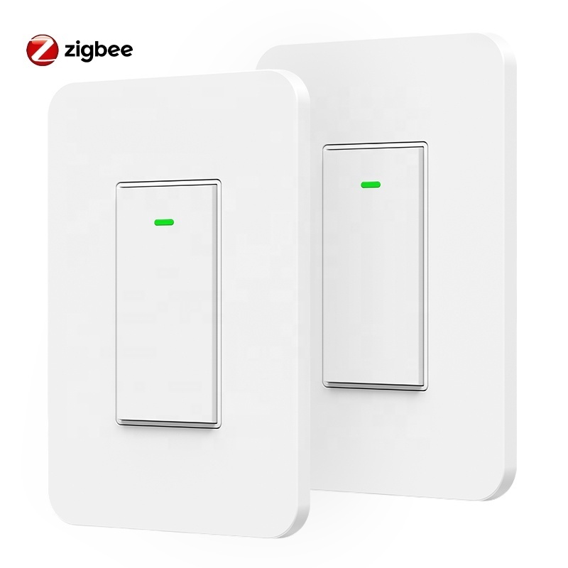 Tuya Smart APP Smart Life APP US Standard 15A Smart light switch 3 way  Zigbee wall switch tuya light switches