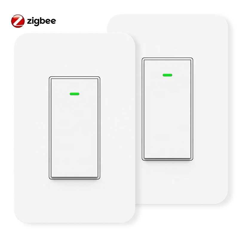 Tuya Smart APP Smart Life APP US Standard 15A Smart light switch 3 way  Zigbee wall switch tuya light switches