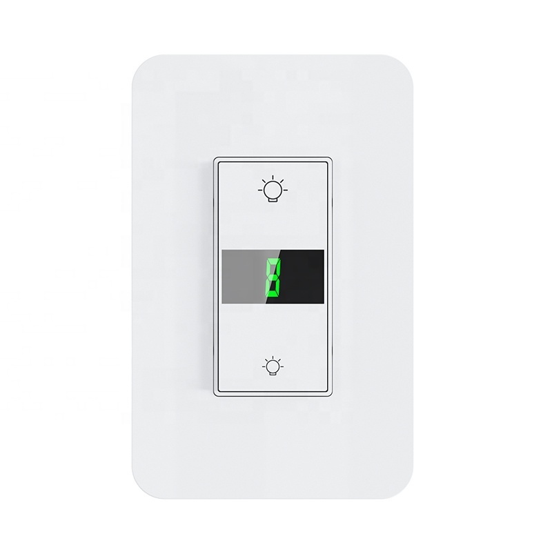 White US standard 110V 3 Way Tuya WiFi Dimmer Switch WiFi Led Dimmer Switch TRIAC 15a smart lamp dimmer switch for light