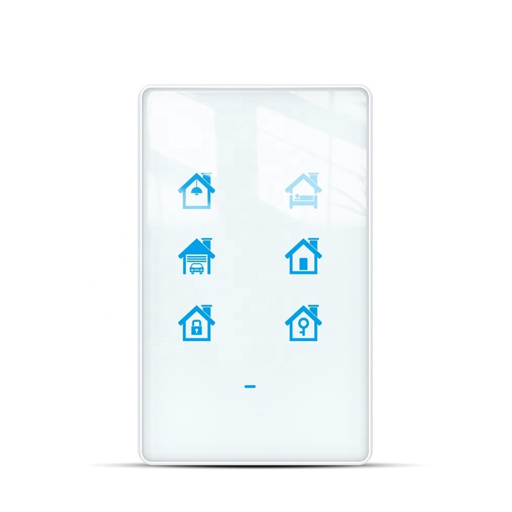 US EU WiFi Smart Scene Switch 2.4GHz Wi-Fi Light Switch Supports Siri, Alexa, Google Assistant & SmartThings