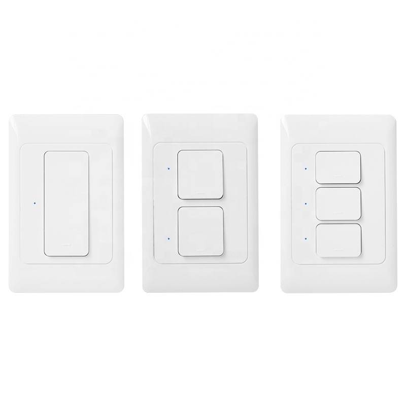 Australia Smart Home Wifi Light Switch,1 2 3 Gang Physical push button smart wifi Wall Switch matter smart switch