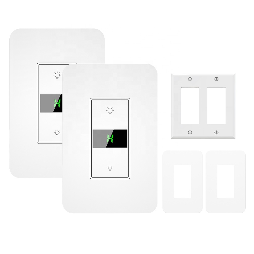 Milfra 15A 3 Way Smart Life/Home App Voice Remote Control wifi dimmer switch TRIAC smart tuya dimmer switch for led lights