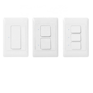 Australia Mobile Remote Control light switch ZigBee No Neutral Zigbee Smart Wall Push Button Switch