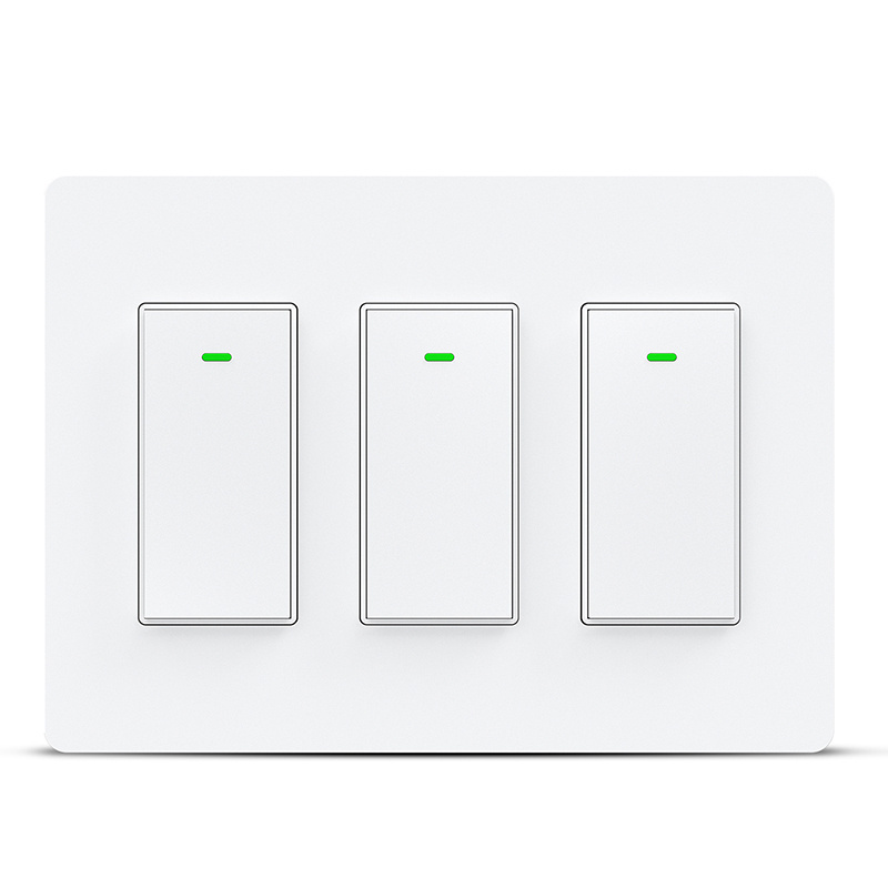 Smart Switch Smart Light Switch 2 Gang 3gang WiFi Light Switch Work with Alexa Google Home