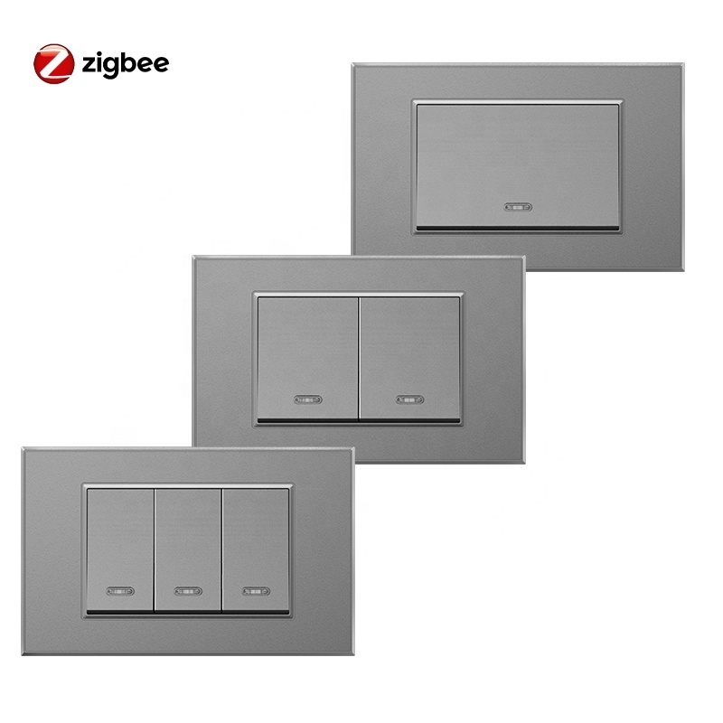 TH Zigbee switch no neutral no capacitor Tuya Smart Switch Zigbee No-neutral Smart Wall switch