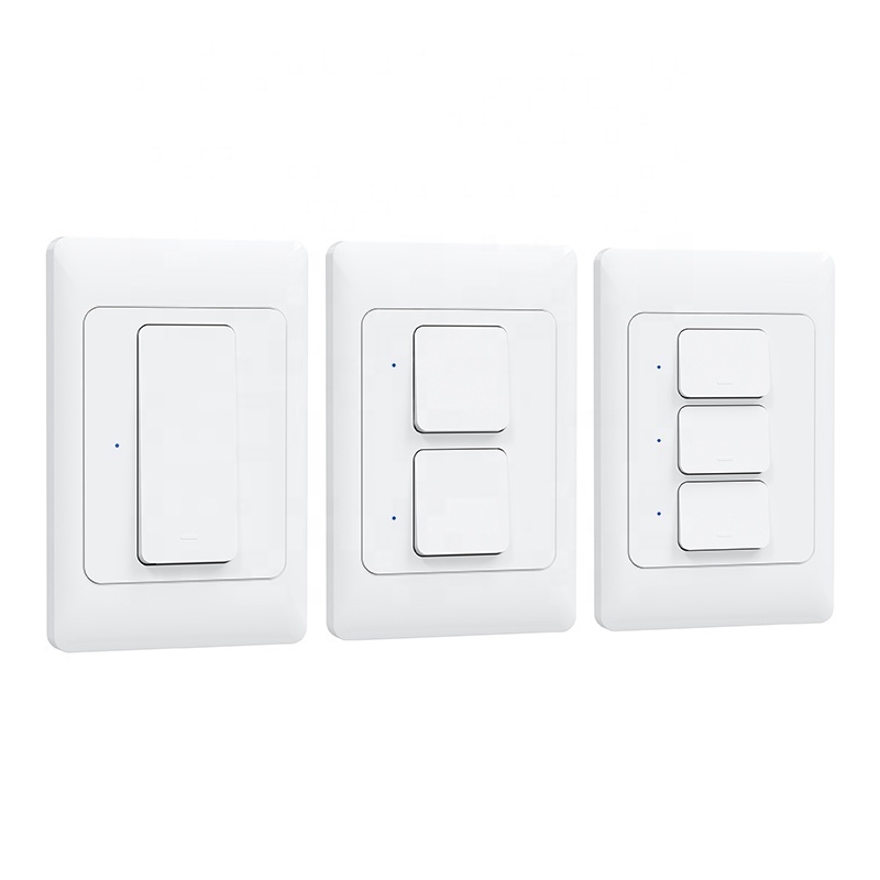 Australia Smart Home Wifi Light Switch,1 2 3 Gang Physical push button smart wifi Wall Switch matter smart switch